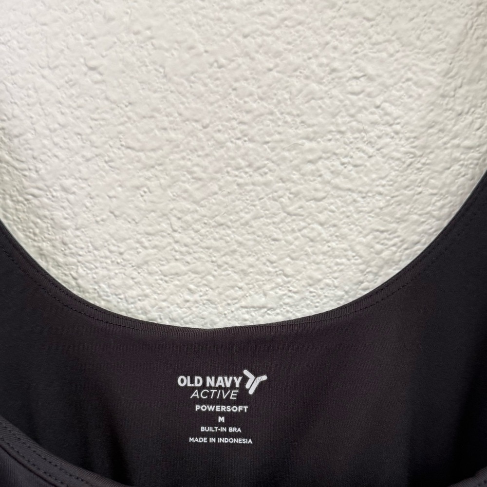 Old Navy Active Power Soft Black Tennis Built In Bra Mini Dress Size Medium - Picture 6 of 8
